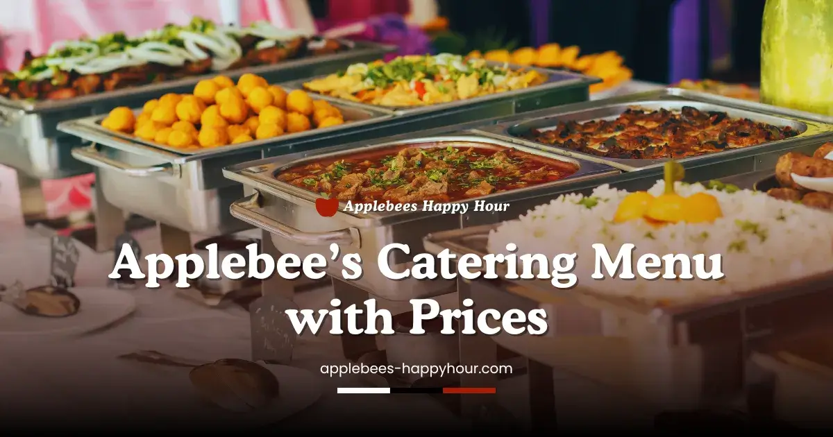 Applebee's Catering Menu with Prices, Best for Parties 3 Applebee's Catering Menu with Prices