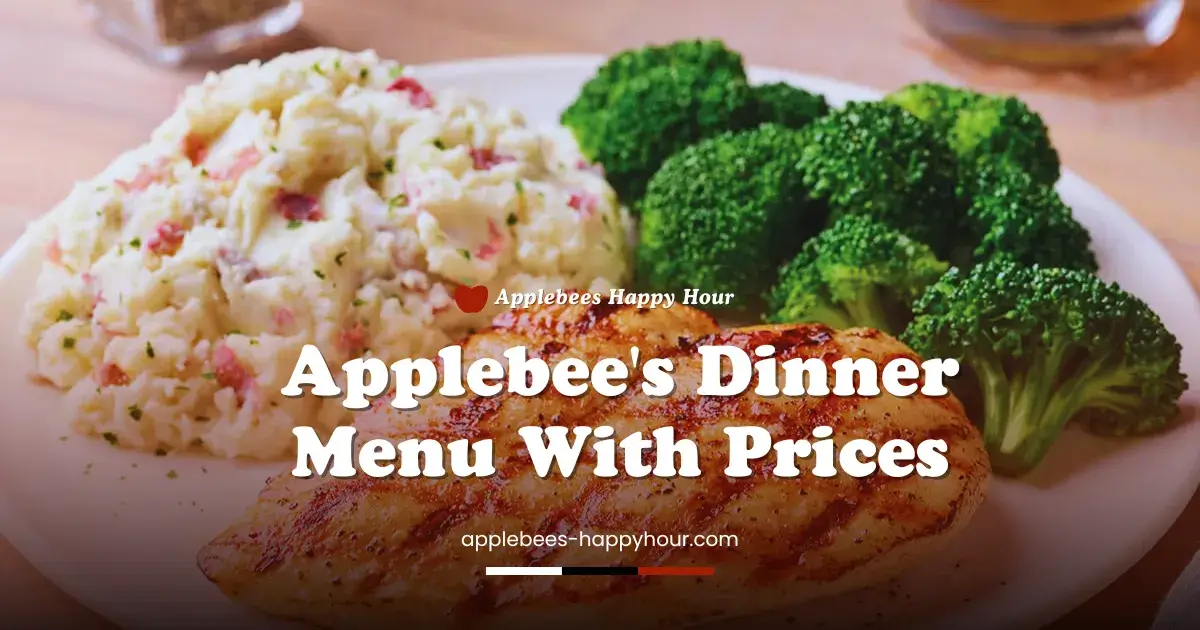 Applebee's Dinner Menu with Prices 5 Applebee's Dinner Menu With Prices - Feature Image