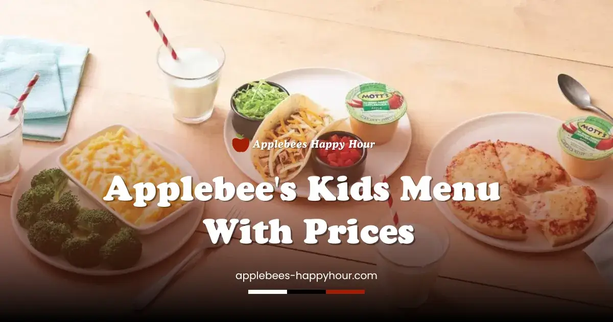 Applebee's Kids Menu With Prices