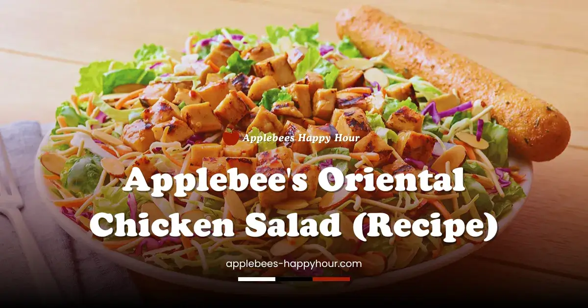 Applebee's Oriental Chicken Salad Easy (Copycat Recipe) 4 Applebee's Oriental Chicken Salad